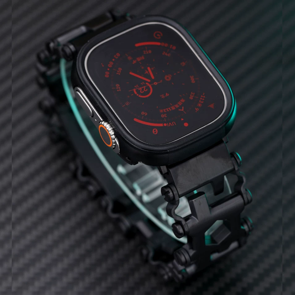 【シルバークラウン】マルチツールステンレスバンド【アップルウォッチ】