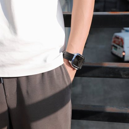 【Series10/11専用】プレミアムベゼルシリコンバンド【アップルウォッチ】