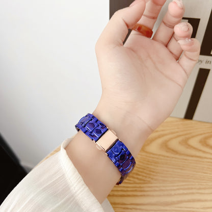 [6 colors available with cover] Acrylic crystal band [Apple Watch]