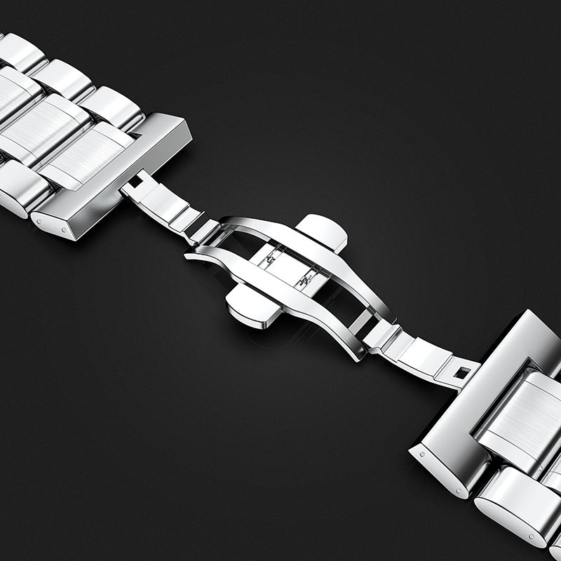 【耐久性と気品】メタルリンクブレスバンド【アップルウォッチ】