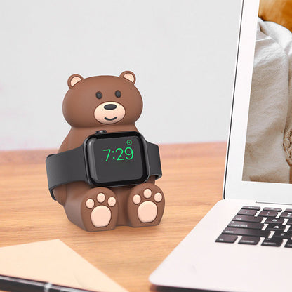 [3 colors available] Bear Apple Watch charging stand [Apple Watch]