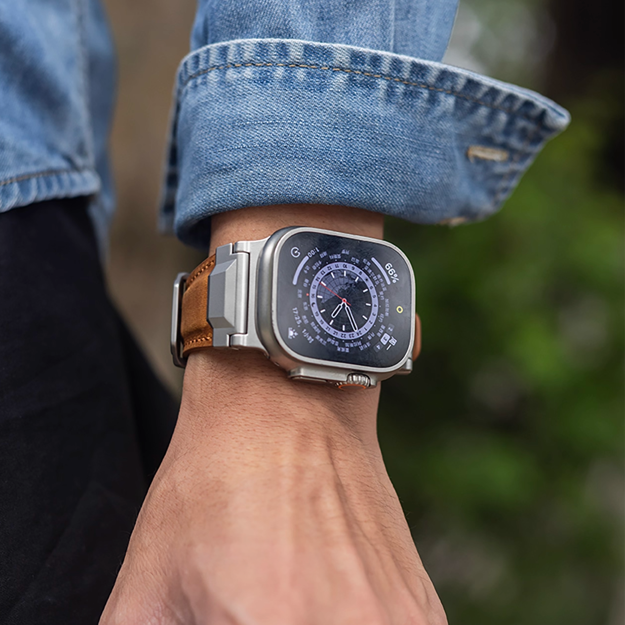 【大人の冒険心】アドベンチャーレザーバンド【アップルウォッチ】