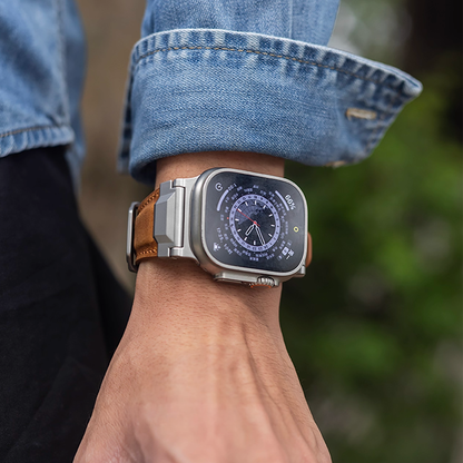 【大人の冒険心】アドベンチャーレザーバンド【アップルウォッチ】