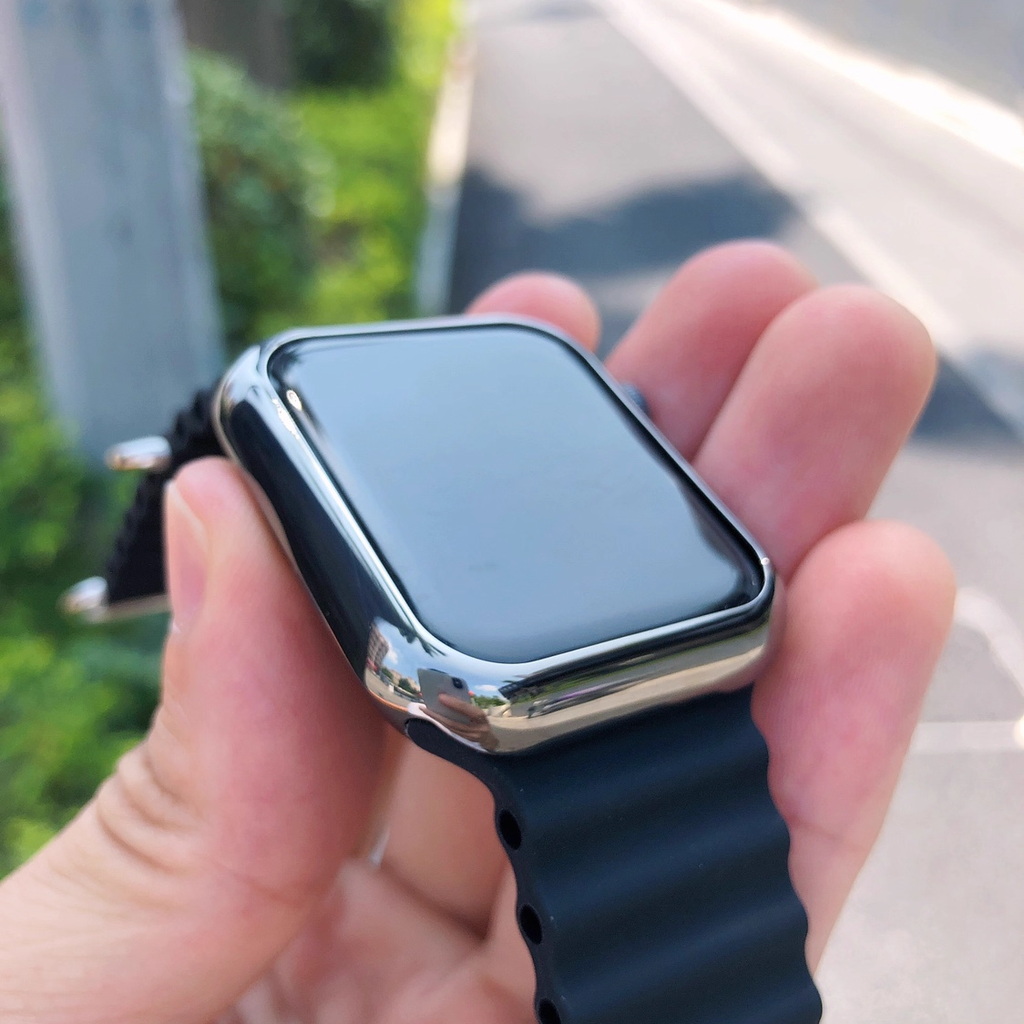 [Frame Type] Stainless Steel Protective Cover [Apple Watch]