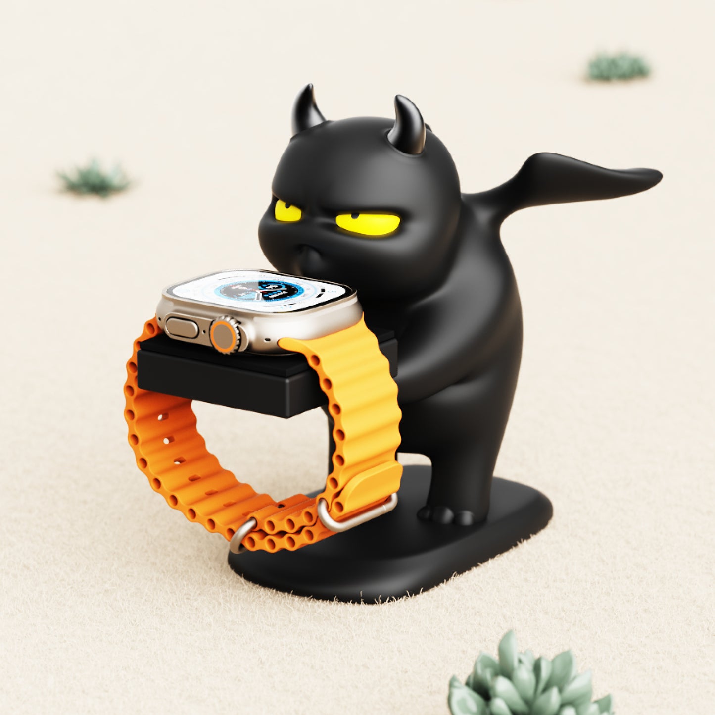 [2 colors available] Little Devil Charging Stand [Apple Watch]