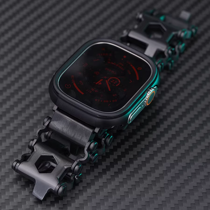 【シルバークラウン】マルチツールステンレスバンド【アップルウォッチ】