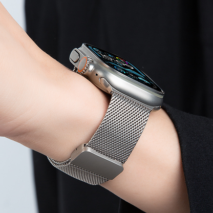 【超軽量】フルチタンミラネーゼバンド【アップルウォッチ】