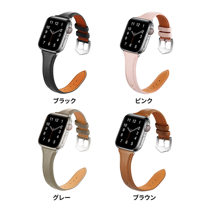 [4 colors available] Classic waist leather band [Apple Watch]