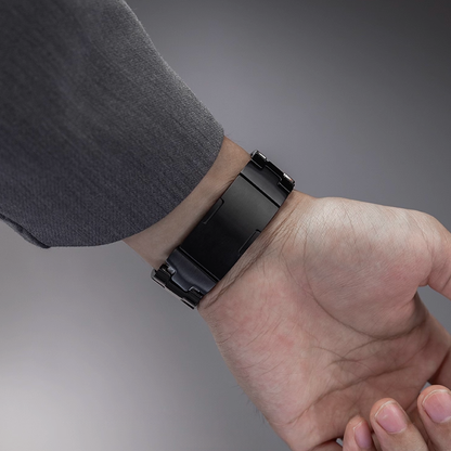 【最新デザイン】モダンカットステンレスバンド【アップルウォッチ】