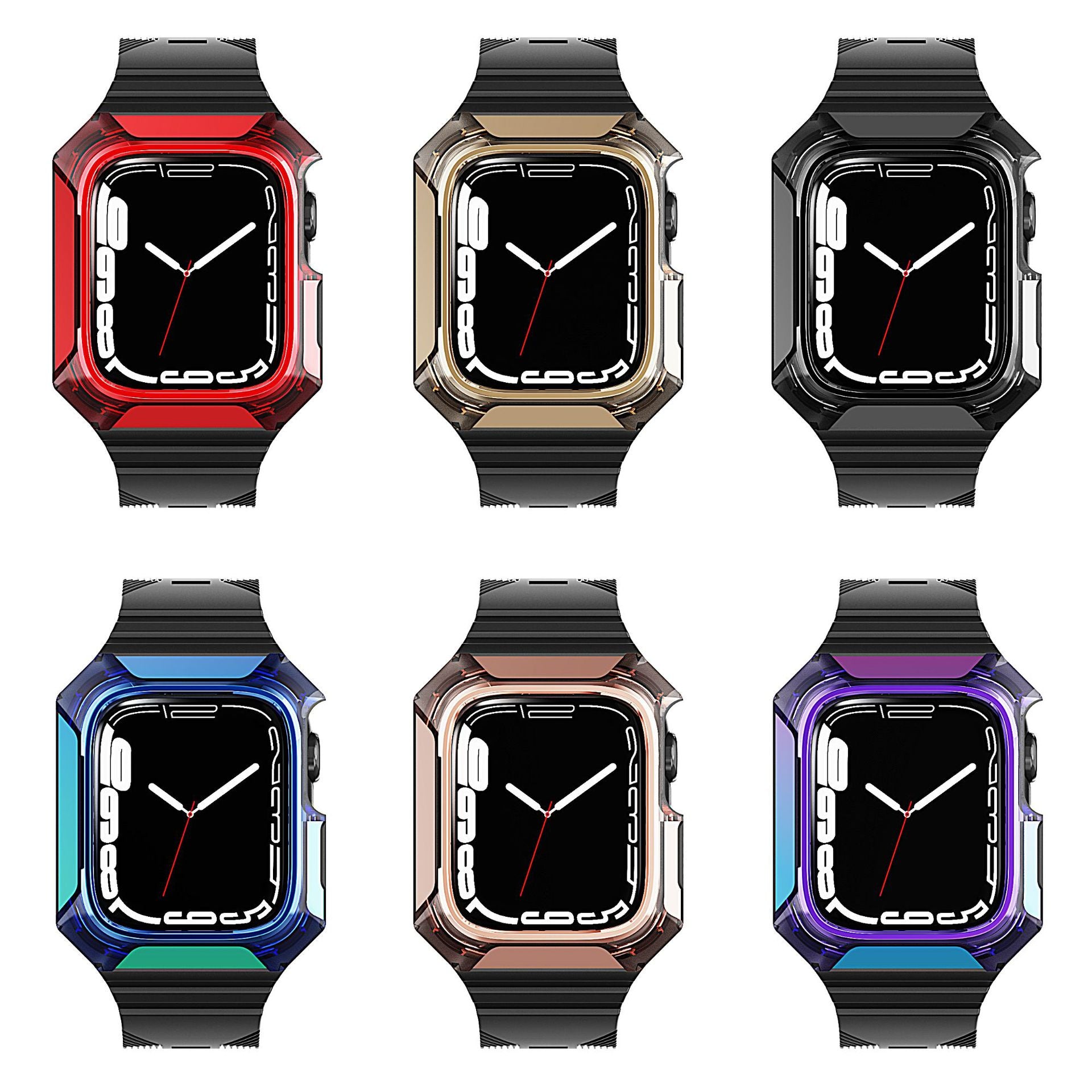 【全6色】TPUアーマーケース一体型バンド【アップルウォッチ】 - Apple Watchバンド専門通販【BELTIES(ベルティーズ)】