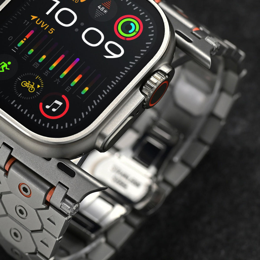 [Unique Design] Octagonal Stainless Steel Band [Apple Watch]
