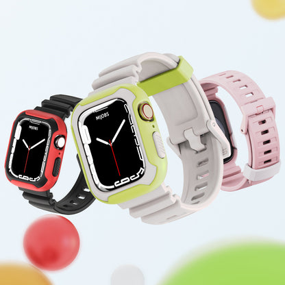 [12 colors available] Bicolor protective TPU band [Apple Watch]