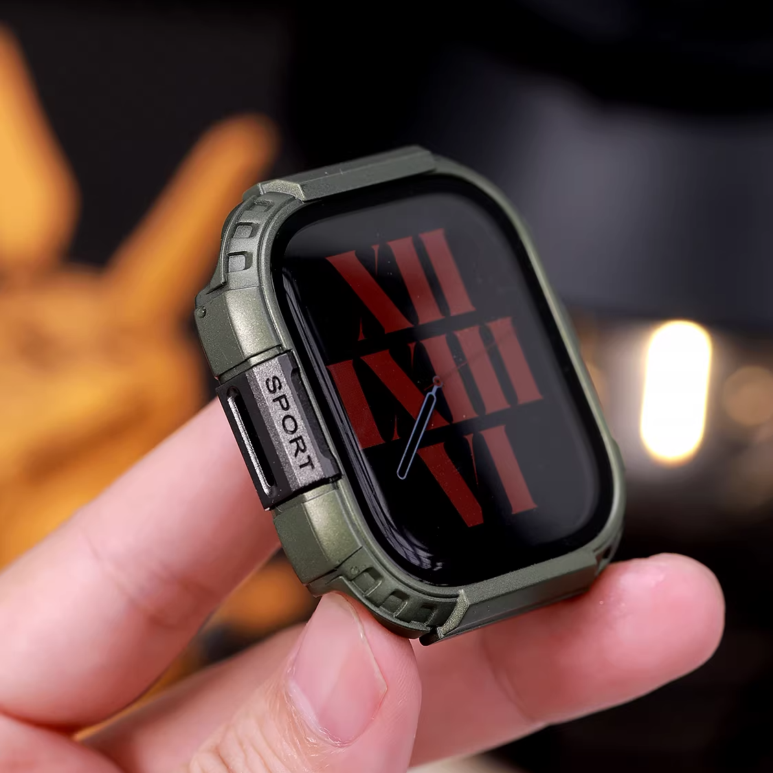 【フィルム付タイプ】メタルPCボディ保護ケース【アップルウォッチ】