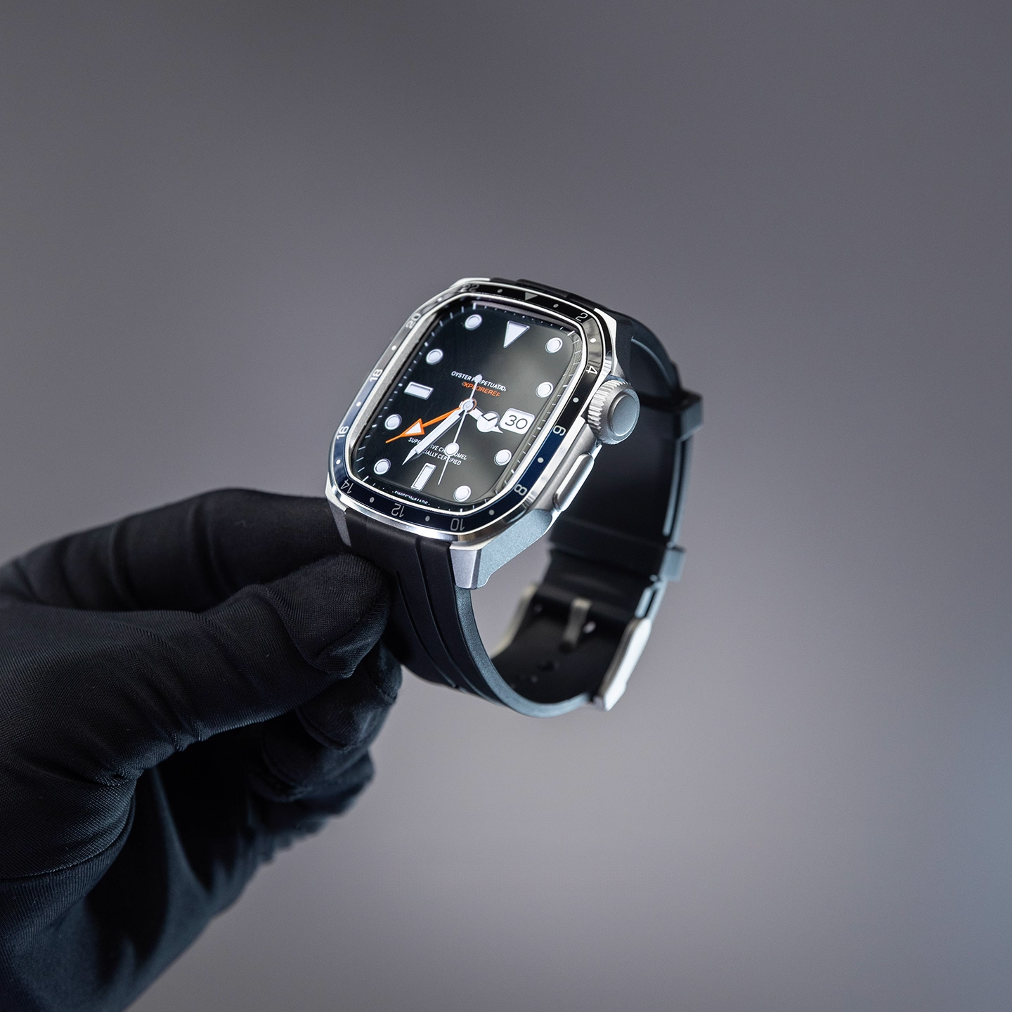 【Series10/11専用】プレミアムベゼルシリコンバンド【アップルウォッチ】