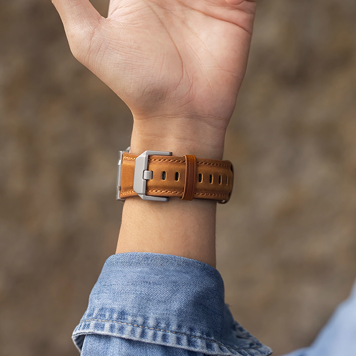 【大人の冒険心】アドベンチャーレザーバンド【アップルウォッチ】