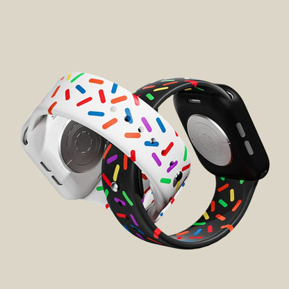 [4 colors available] Colorful pop silicone band [Apple Watch]