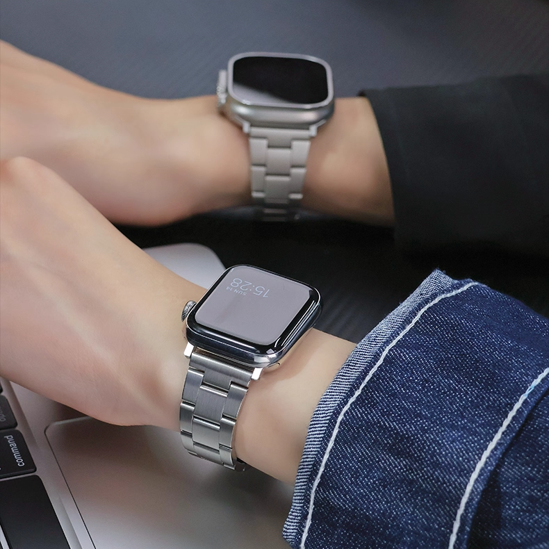 シルバークラウン】スリムリンクメタルバンド【アップルウォッチ シルバークラウン】スリムリンクメタルバンド【アップルウォッチ