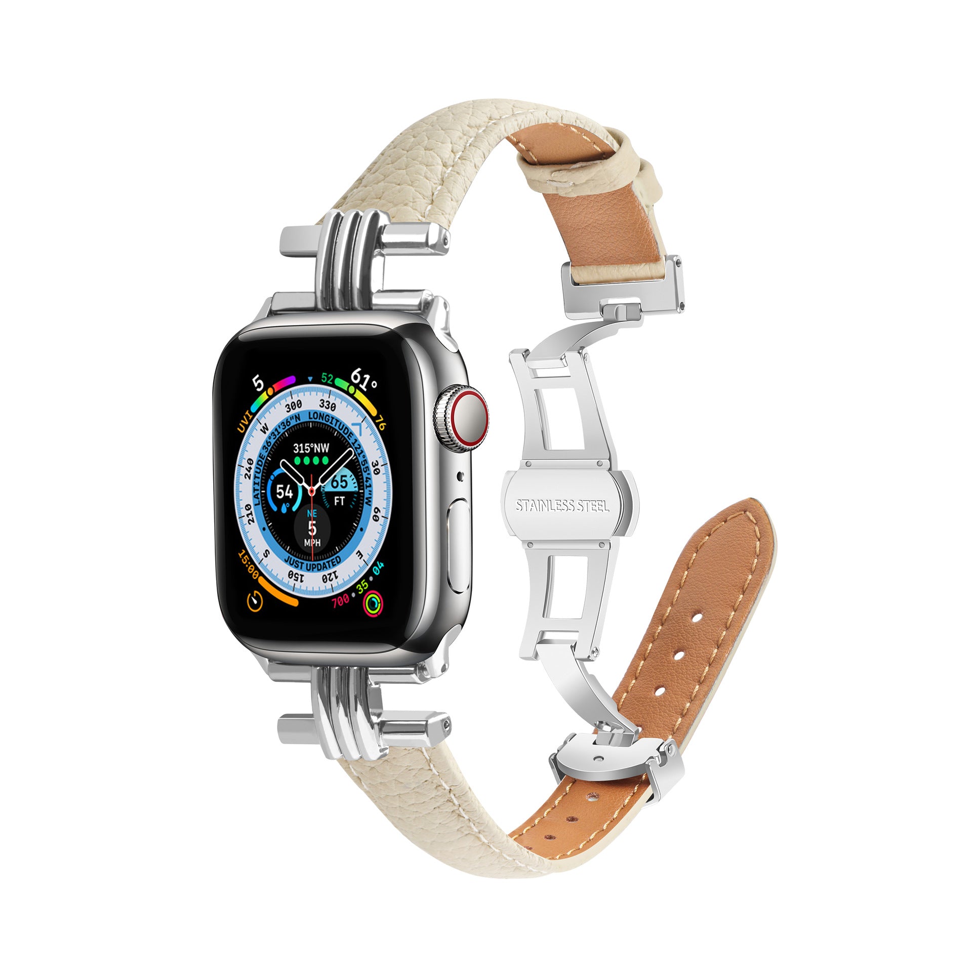 【全6色】エレガントコネクトレザーバンド【アップルウォッチ】 - Apple Watchバンド専門通販【BELTIES(ベルティーズ)】