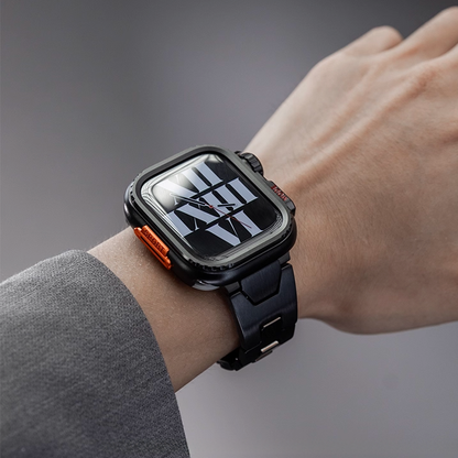 【最新デザイン】モダンカットステンレスバンド【アップルウォッチ】