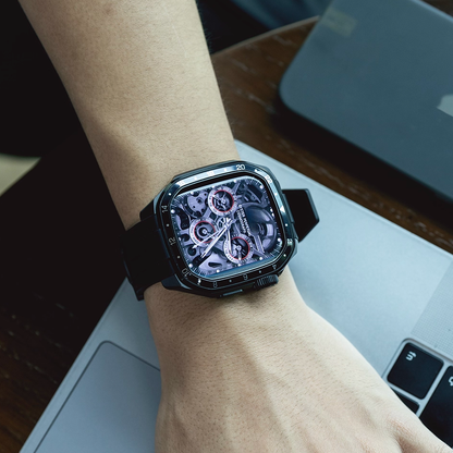 【Series10/11専用】プレミアムベゼルシリコンバンド【アップルウォッチ】