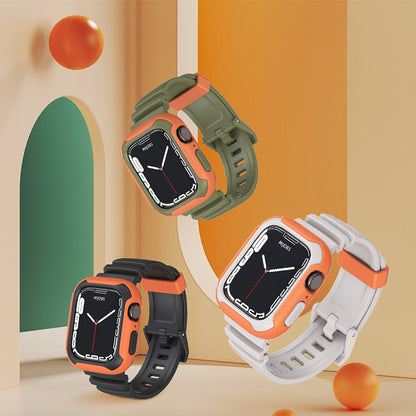 [12 colors available] Bicolor protective TPU band [Apple Watch]