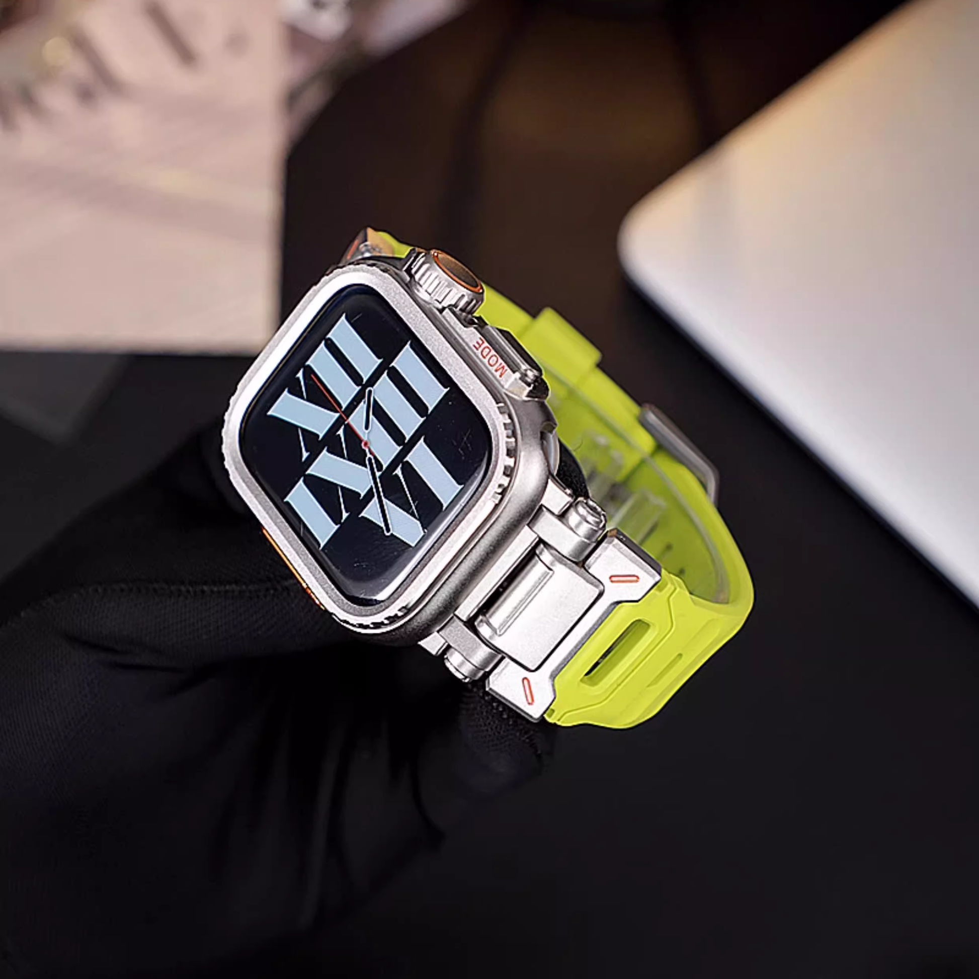 レアカラー登場】ハイブリッドメタルラバーバンド【アップルウォッチ レアカラー登場】ハイブリッドメタルラバーバンド【アップルウォッチ