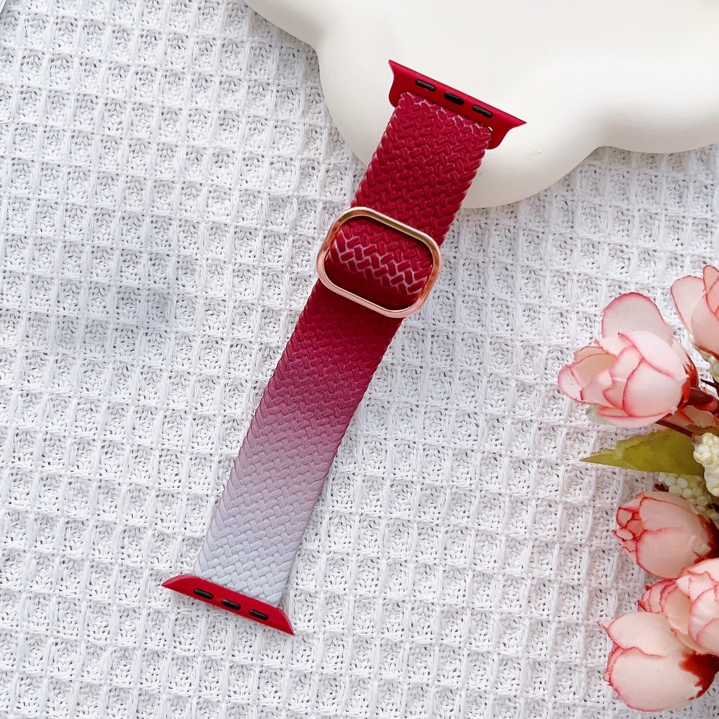 【やさしい色合い】グラデーションナイロンバンド【アップルウォッチ】