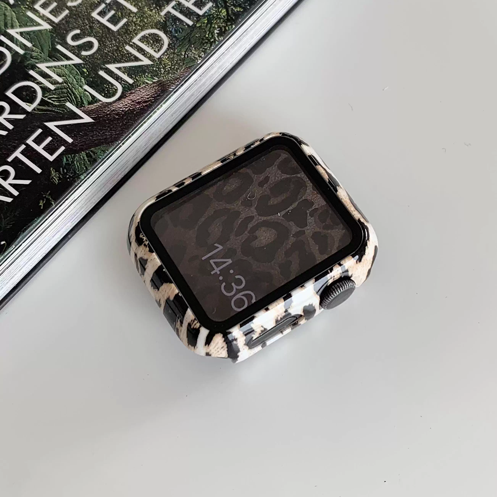 【フィルム付タイプ】アニマルパターンケース【アップルウォッチ】