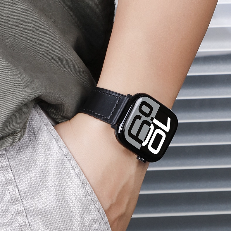 【全40色】シリコンレザーマグネットバンド【アップルウォッチ】