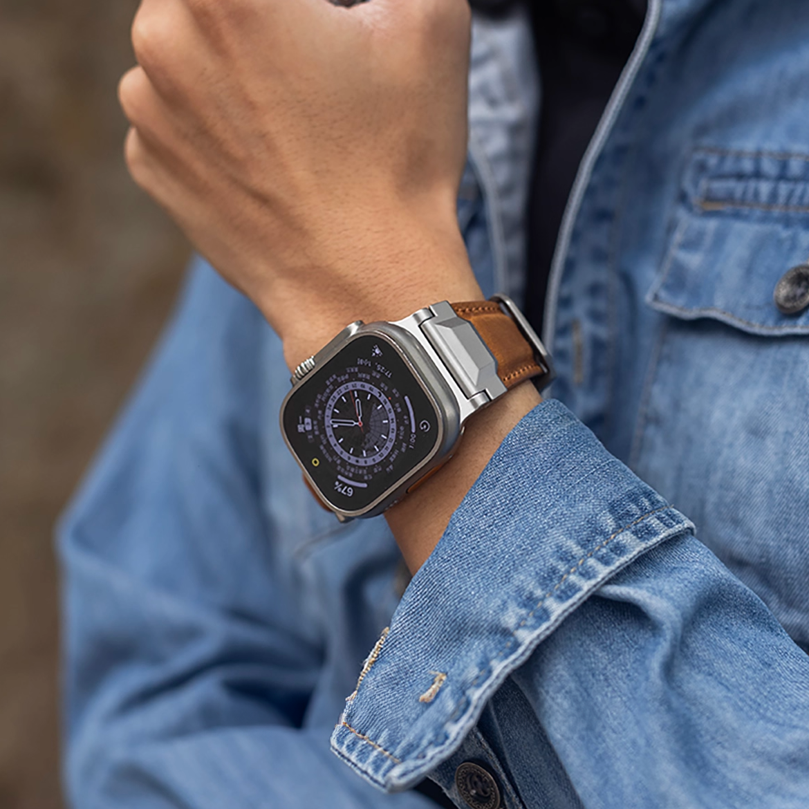 【大人の冒険心】アドベンチャーレザーバンド【アップルウォッチ】