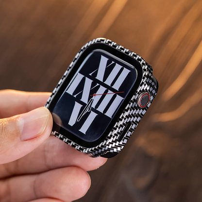 【ガラス付き両面保護】フルカバーパターンケース【アップルウォッチ】