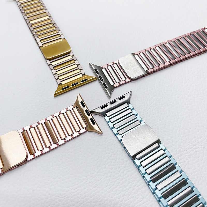 【バイカラー】2トーンマグネットメタルバンド【アップルウォッチ】