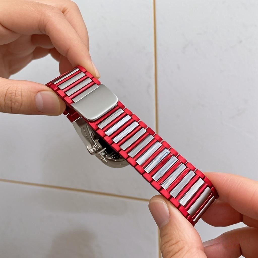 【バイカラー】2トーンマグネットメタルバンド【アップルウォッチ】