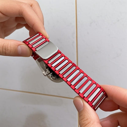 【バイカラー】2トーンマグネットメタルバンド【アップルウォッチ】