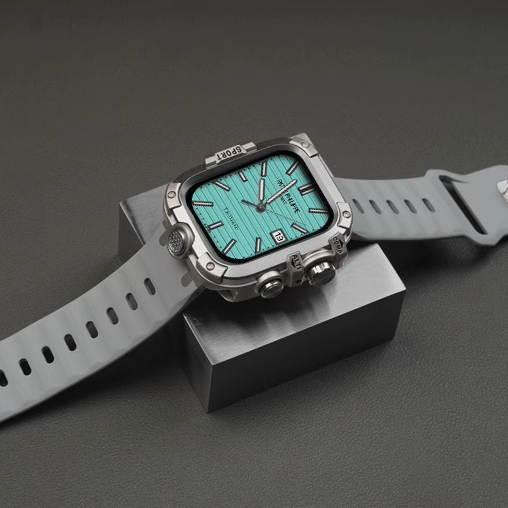 Double-sided protective metal bumper hard case for Apple Watch