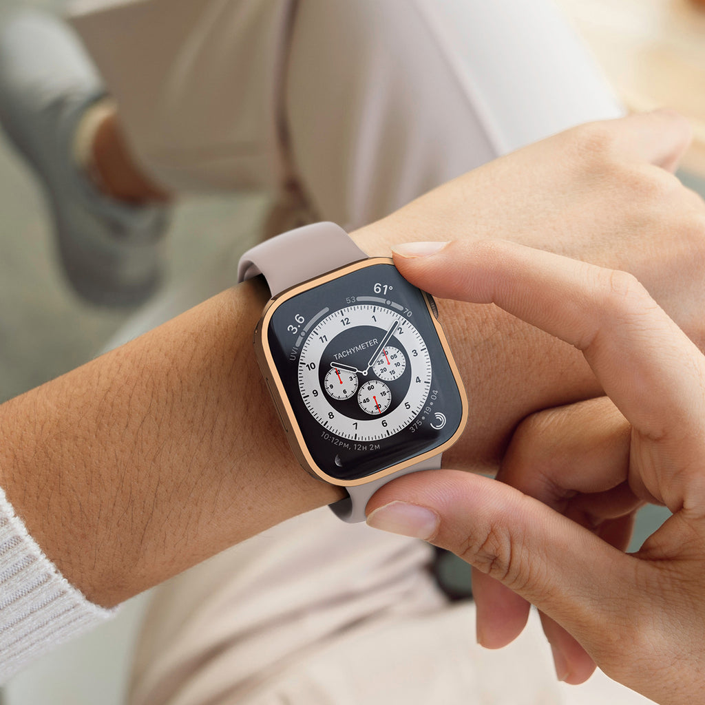 [Double-sided protection with glass] Full protection PC case [Apple Watch]