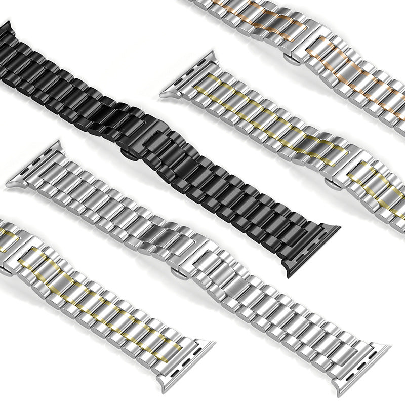 【耐久性と気品】メタルリンクブレスバンド【アップルウォッチ】
