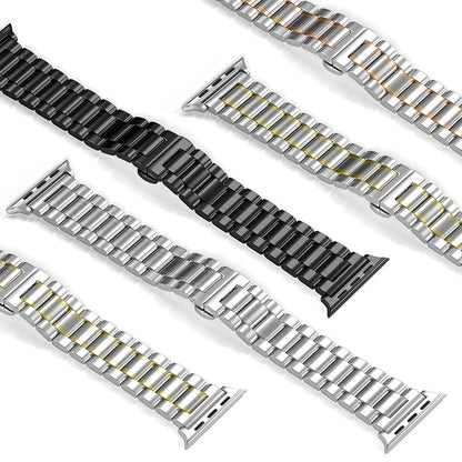 【耐久性と気品】メタルリンクブレスバンド【アップルウォッチ】