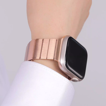 【磁力でスマート装着】マグネティックメタルバンド【アップルウォッチ】