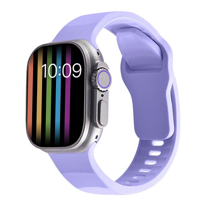 [15 colors available] Wavy solid silicone band [Apple Watch]