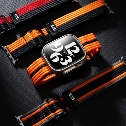 【スポーツに映える】アスレチックナイロンバンド【アップルウォッチ】