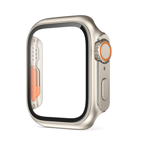 [Film Included] Ultra-Style PC Tempered Glass Case [Apple Watch]
