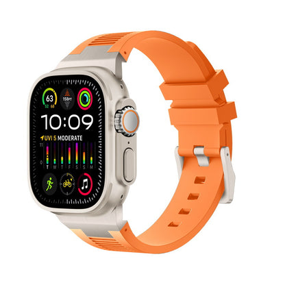 [15 colors available] Premium Liquid Silicone Band [Apple Watch]