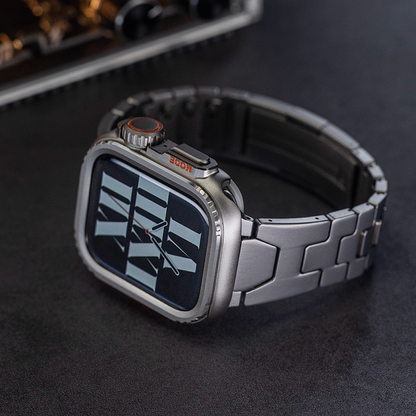 【最新デザイン】モダンカットステンレスバンド【アップルウォッチ】