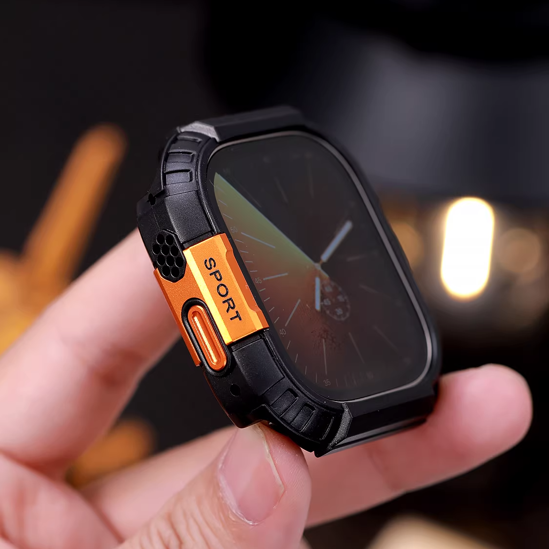 【フィルム付タイプ】メタルPCボディ保護ケース【アップルウォッチ】