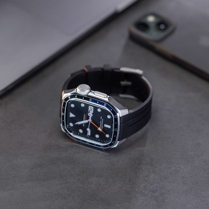 【Series10/11専用】プレミアムベゼルシリコンバンド【アップルウォッチ】