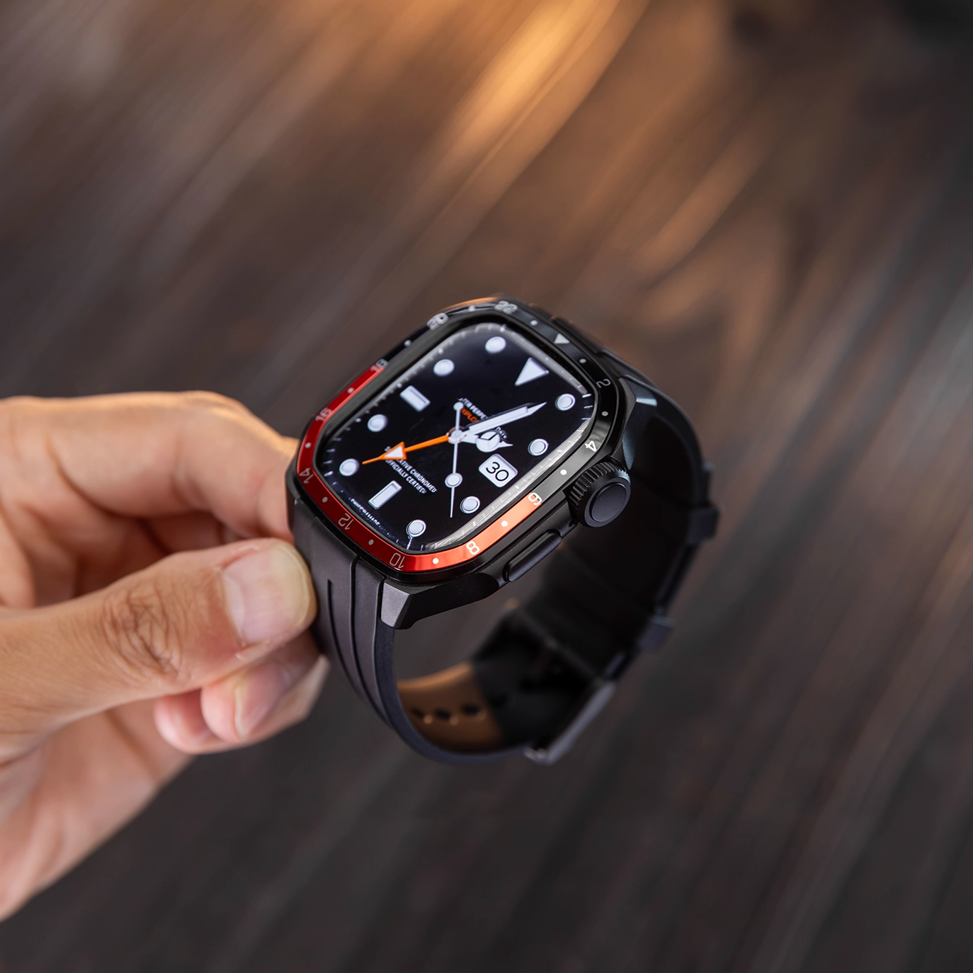 【Series10/11専用】プレミアムベゼルシリコンバンド【アップルウォッチ】