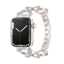 [Sparkling Decoration] Circle Rhinestone Band [Apple Watch]