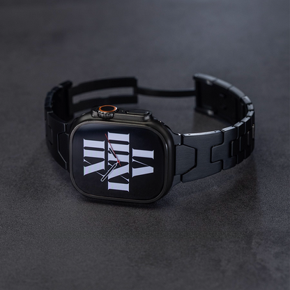 【最新デザイン】モダンカットステンレスバンド【アップルウォッチ】