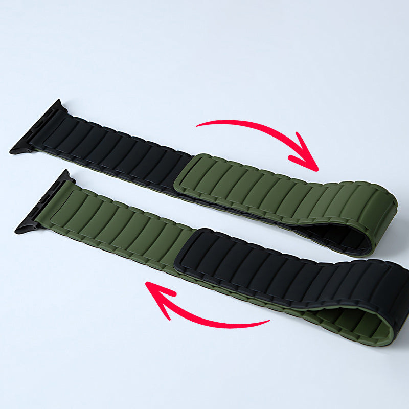 Reversible Dual-Color Magnetic Band for Apple Watch